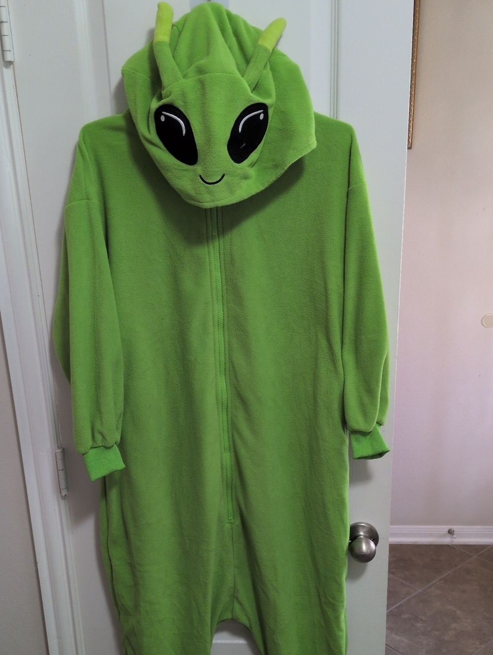 Unisex Green Alien Adult Onesie